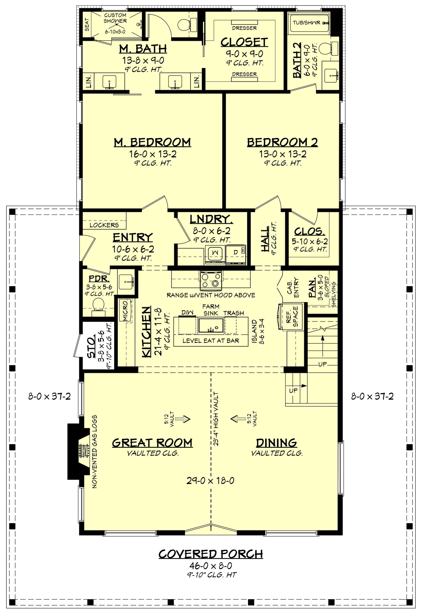 HPZ-22018 Jerry Barndominium House Plan