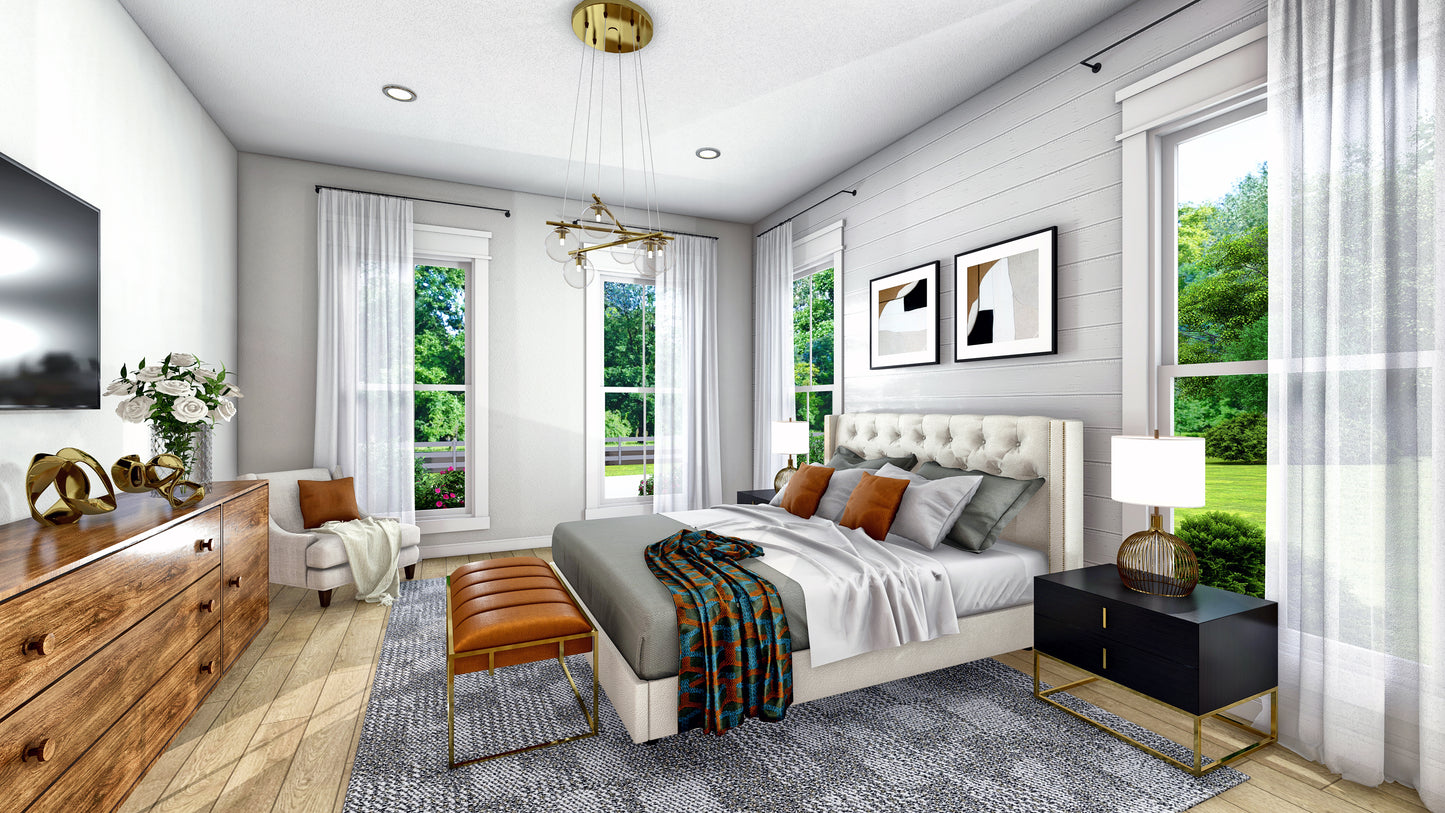 HPZ-22020 Dustin Barndominium House Plan