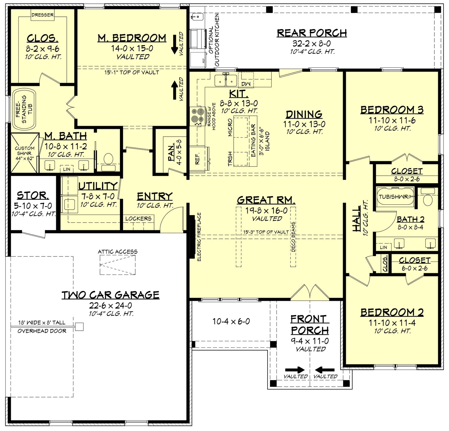 HPZ-26002 Cami Farmhouse Plan