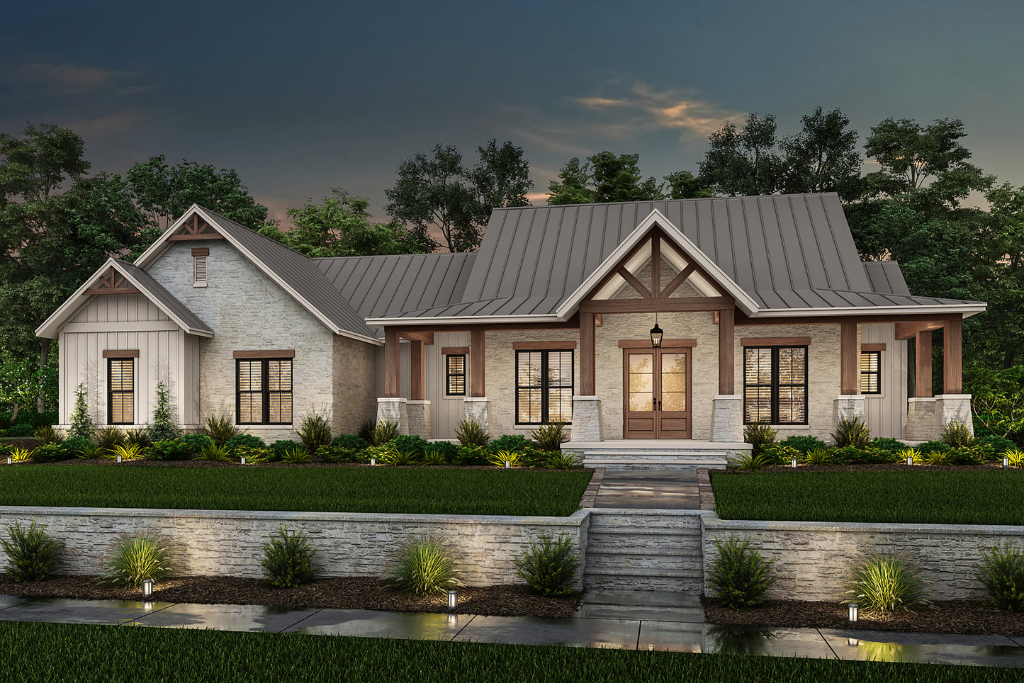 HPZ-26004 Donna Farmhouse Plan