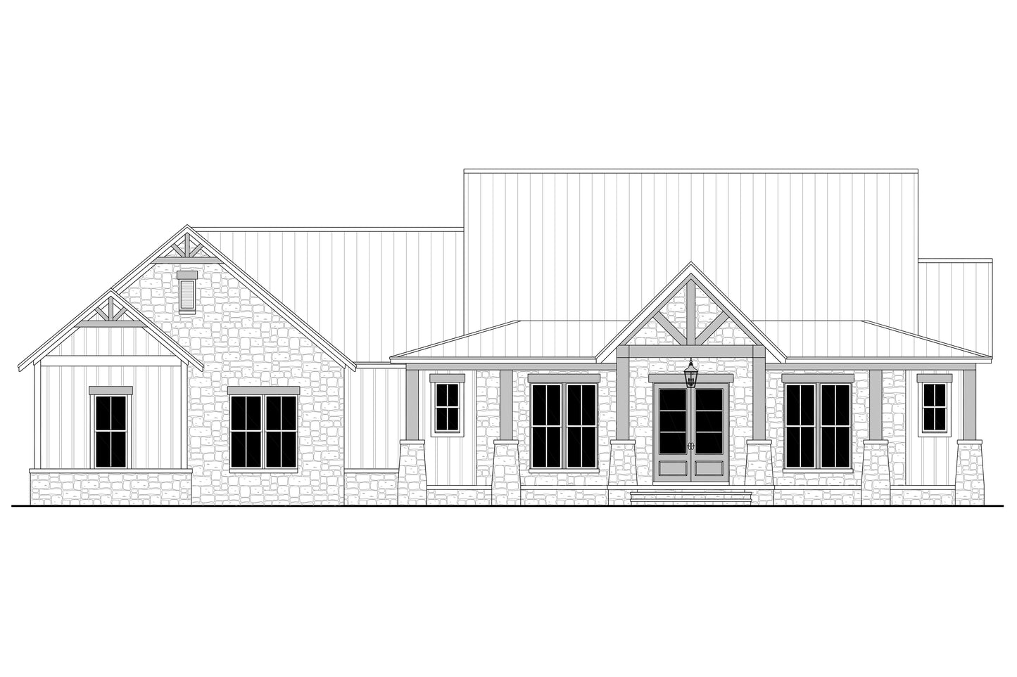 HPZ-26004 Donna Farmhouse Plan