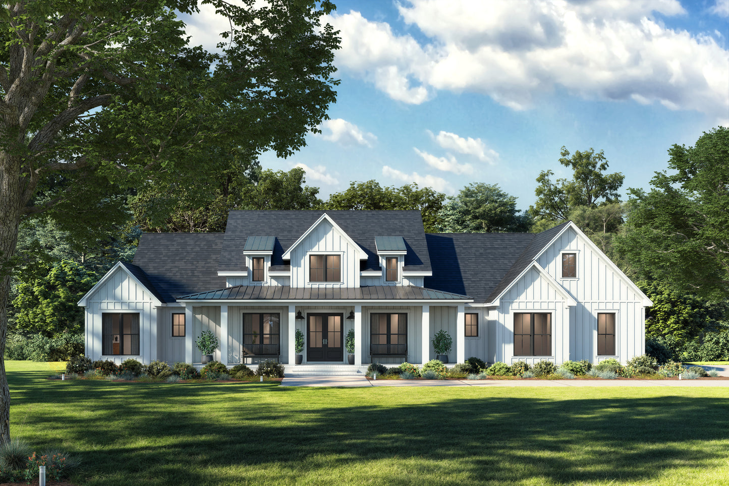 HPZ-26005 Leslie Farmhouse Plan