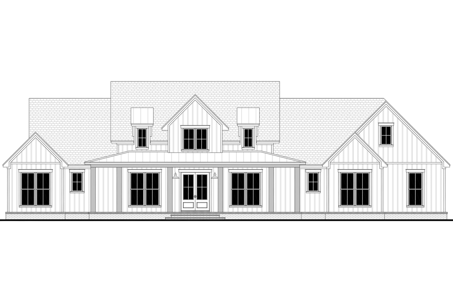 HPZ-26005 Leslie Farmhouse Plan