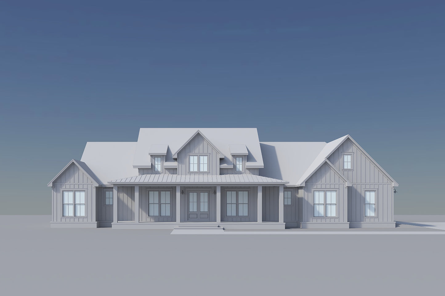 HPZ-26005 Leslie Farmhouse Plan