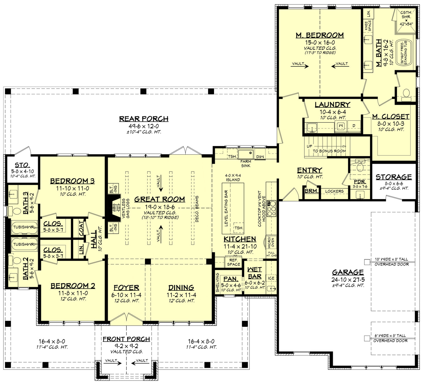 HPZ-26007 Jill Farmhouse Plan
