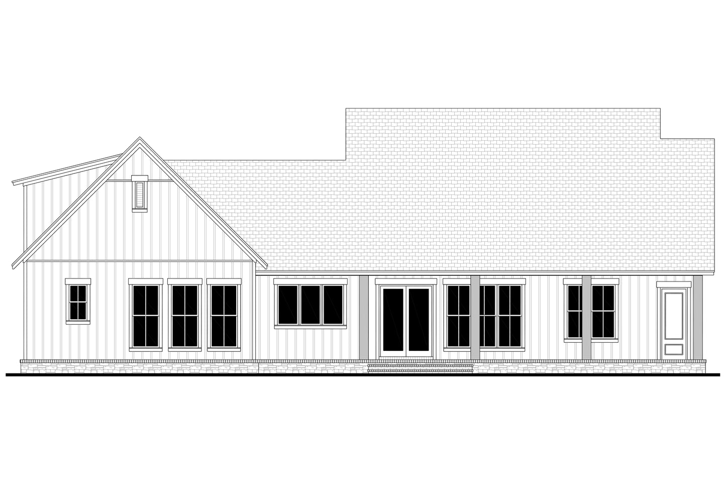 HPZ-26007 Jill Farmhouse Plan