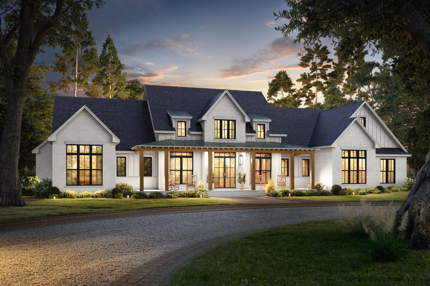 HPZ-26010 Gregory Farmhouse Plan