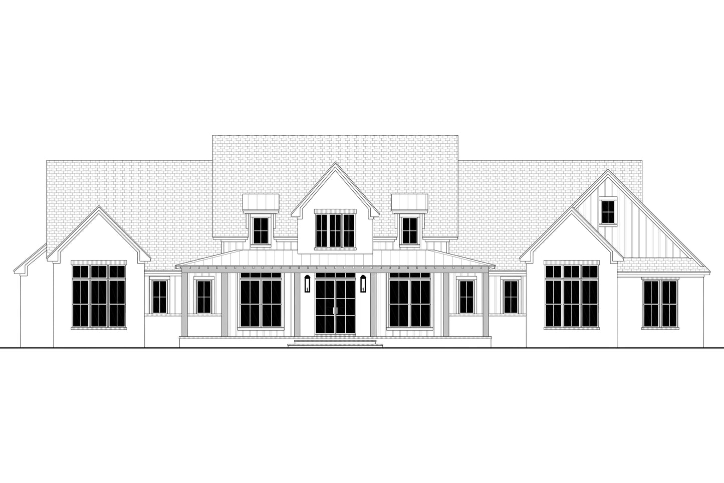 HPZ-26010 Gregory Farmhouse Plan
