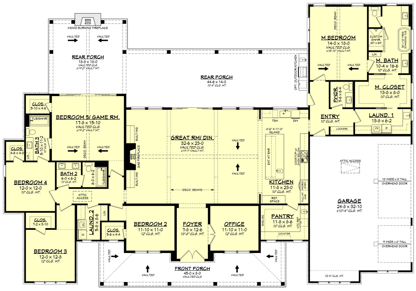 HPZ-26010 Gregory Farmhouse Plan