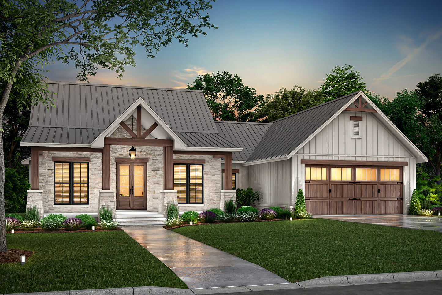 HPZ-26011 Brian Farmhouse Plan