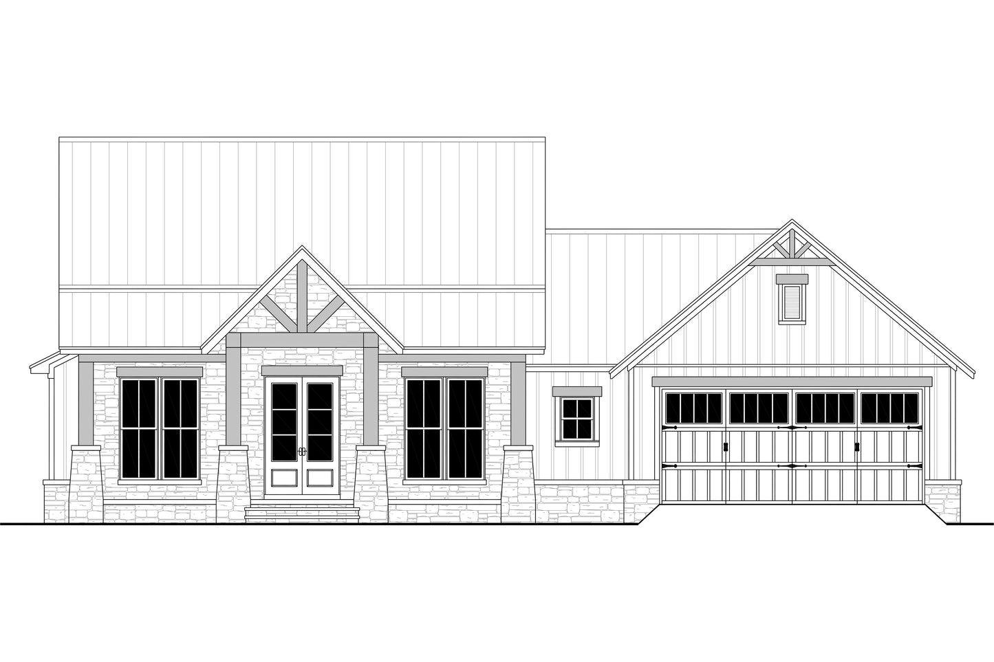 HPZ-26011 Brian Farmhouse Plan