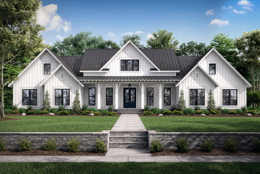 HPZ-26012 Scott Farmhouse Plan