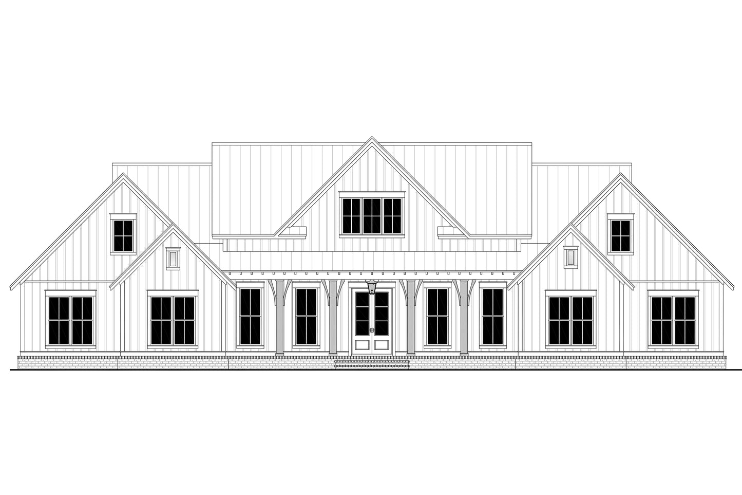 HPZ-26012 Scott Farmhouse Plan
