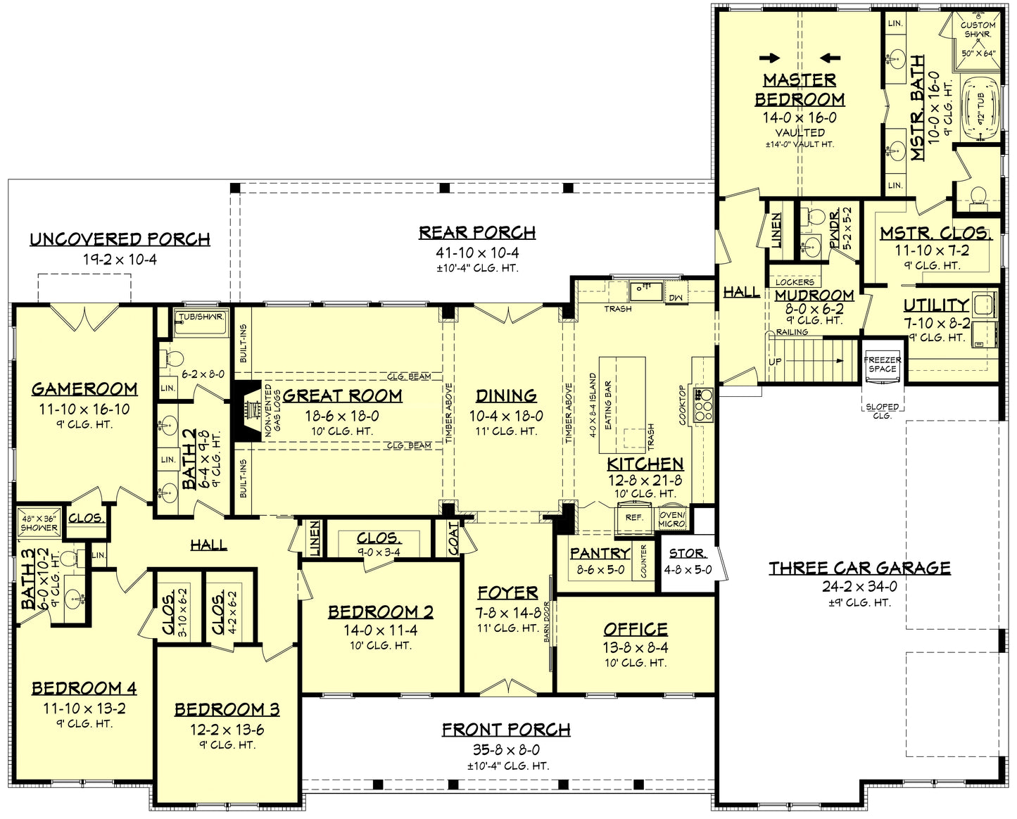 HPZ-26012 Scott Farmhouse Plan