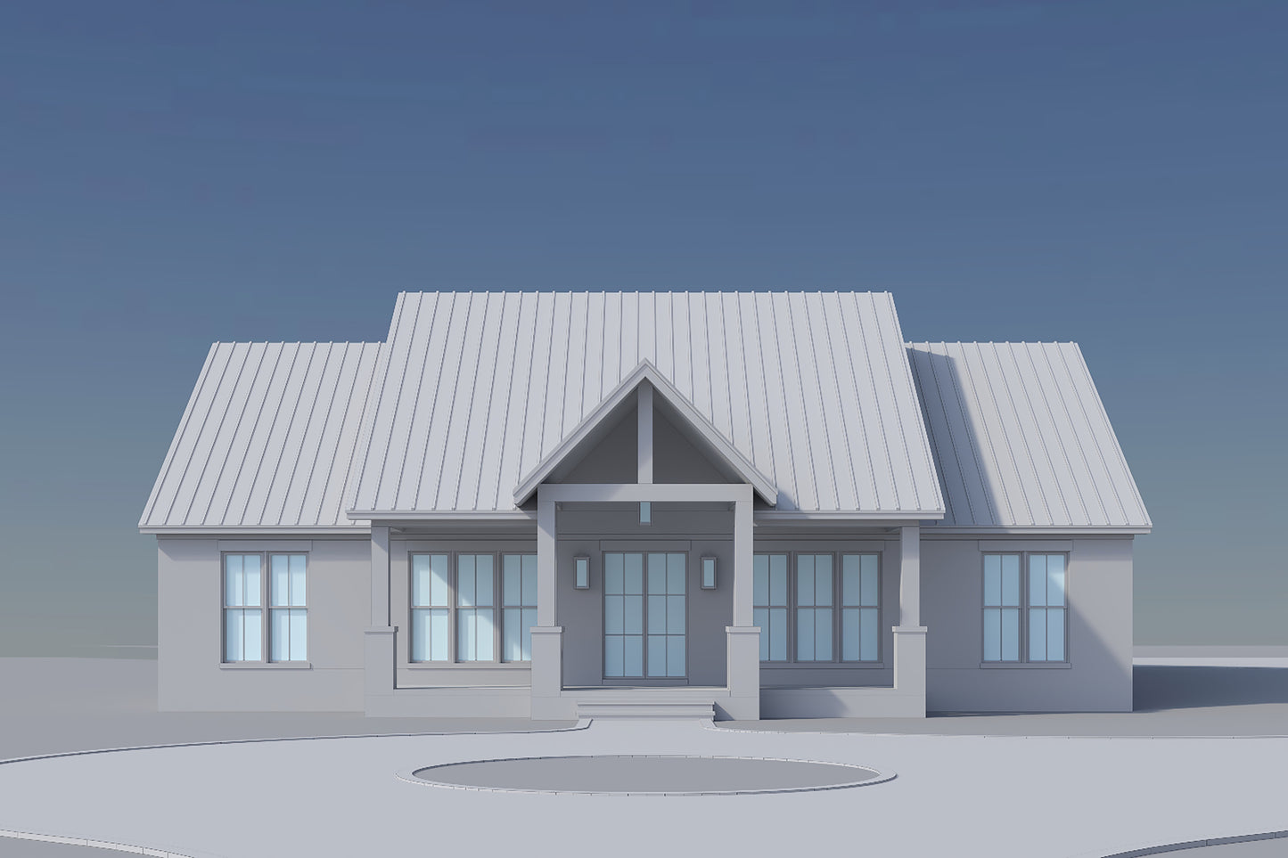 HPZ-26014 Trent Farmhouse Plan