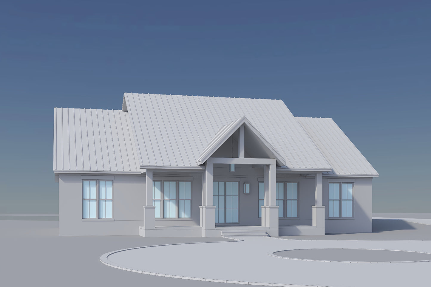 HPZ-26014 Trent Farmhouse Plan