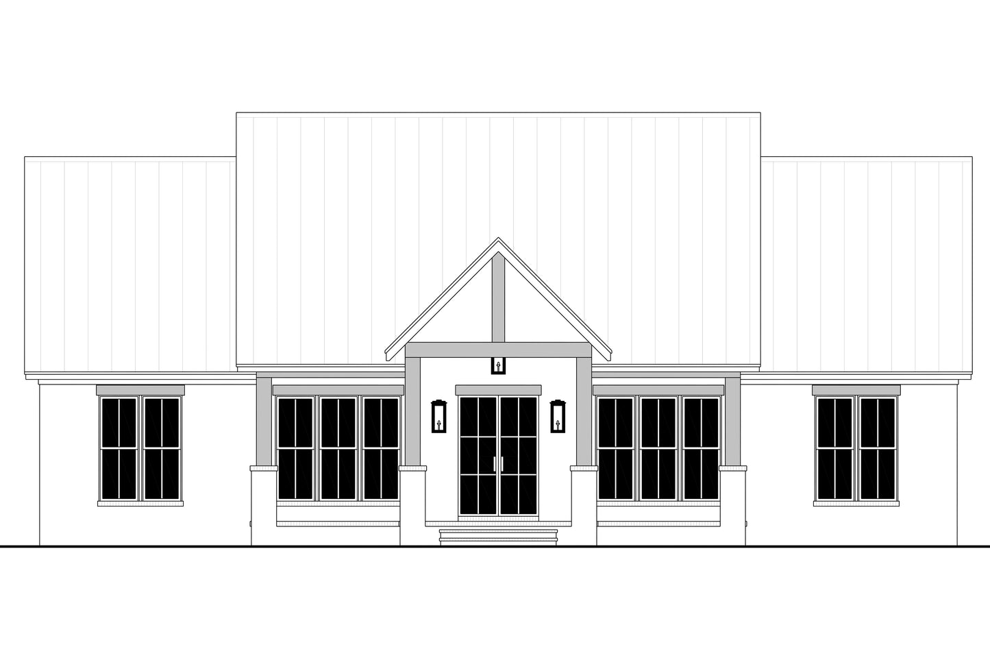 HPZ-26014 Trent Farmhouse Plan