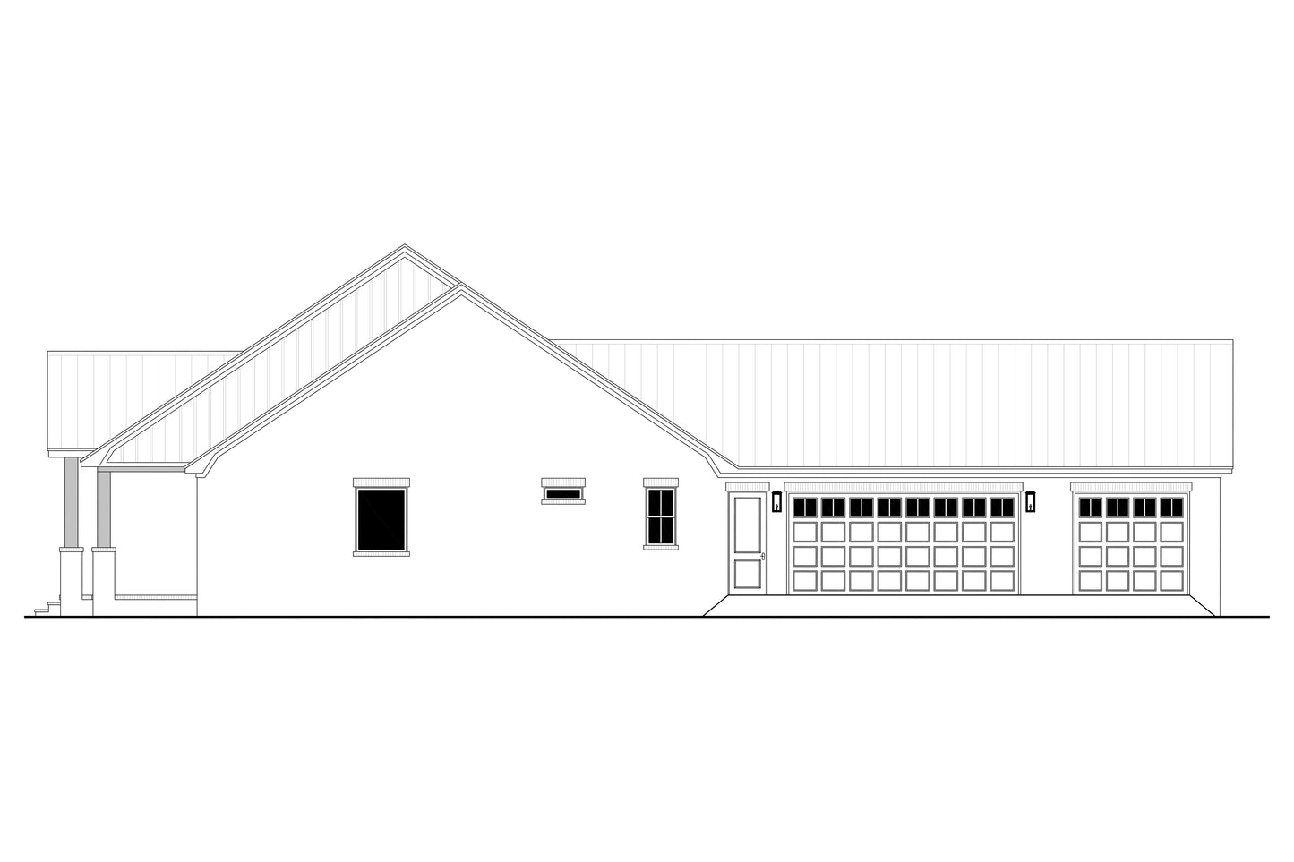 HPZ-26014 Trent Farmhouse Plan