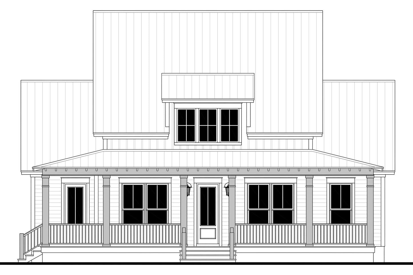 HPZ-26020 Farrell Farmhouse Plan