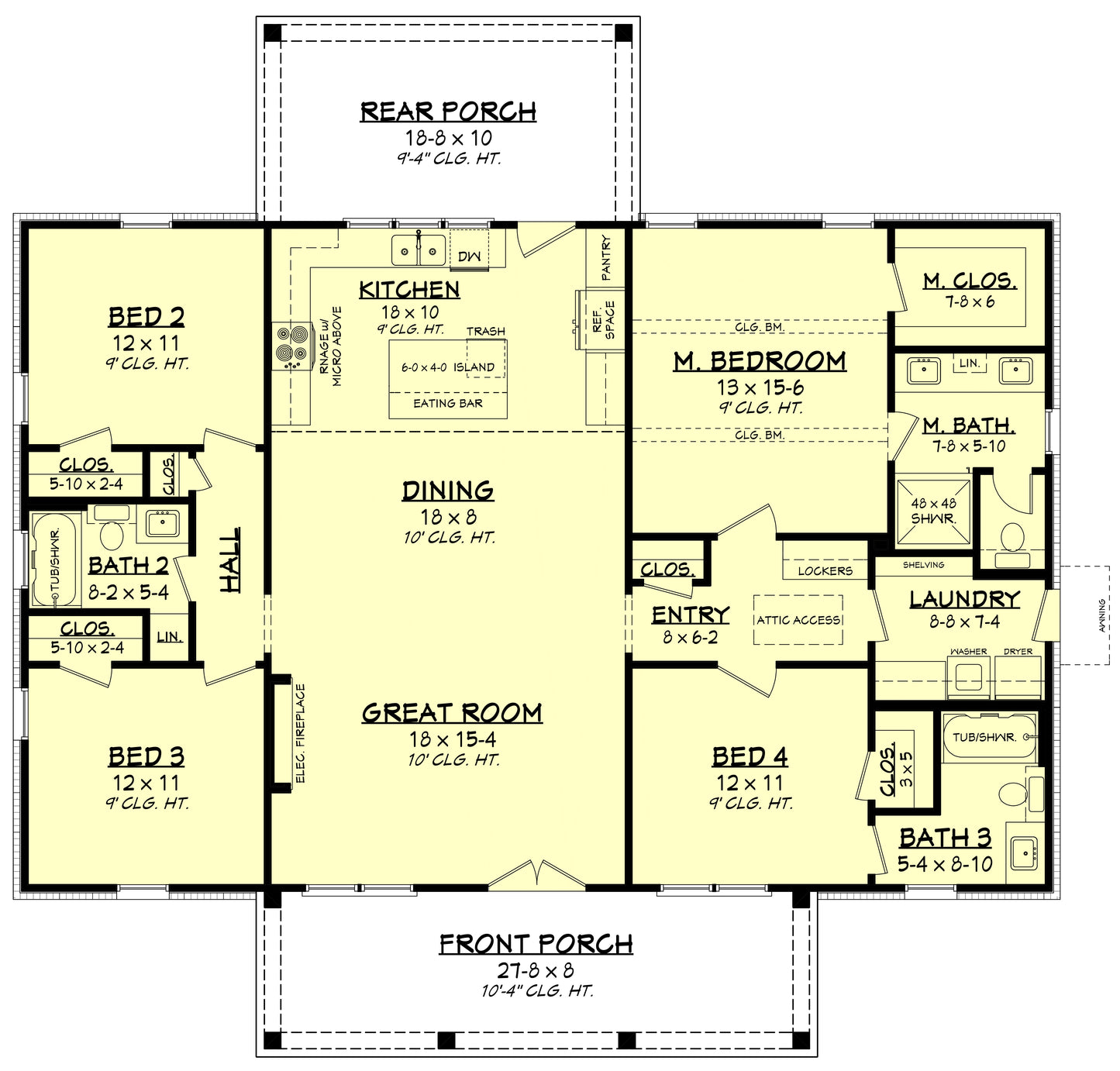 HPZ-26023 Clara Farmhouse Plan