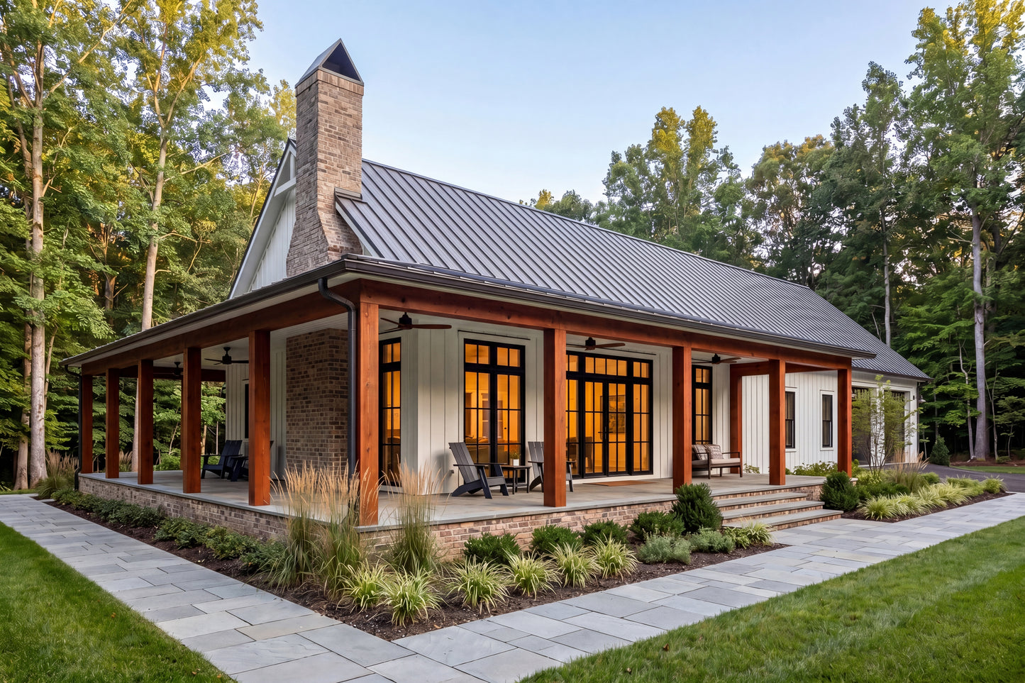 HPZ-26024 Abel Barndominium House Plan