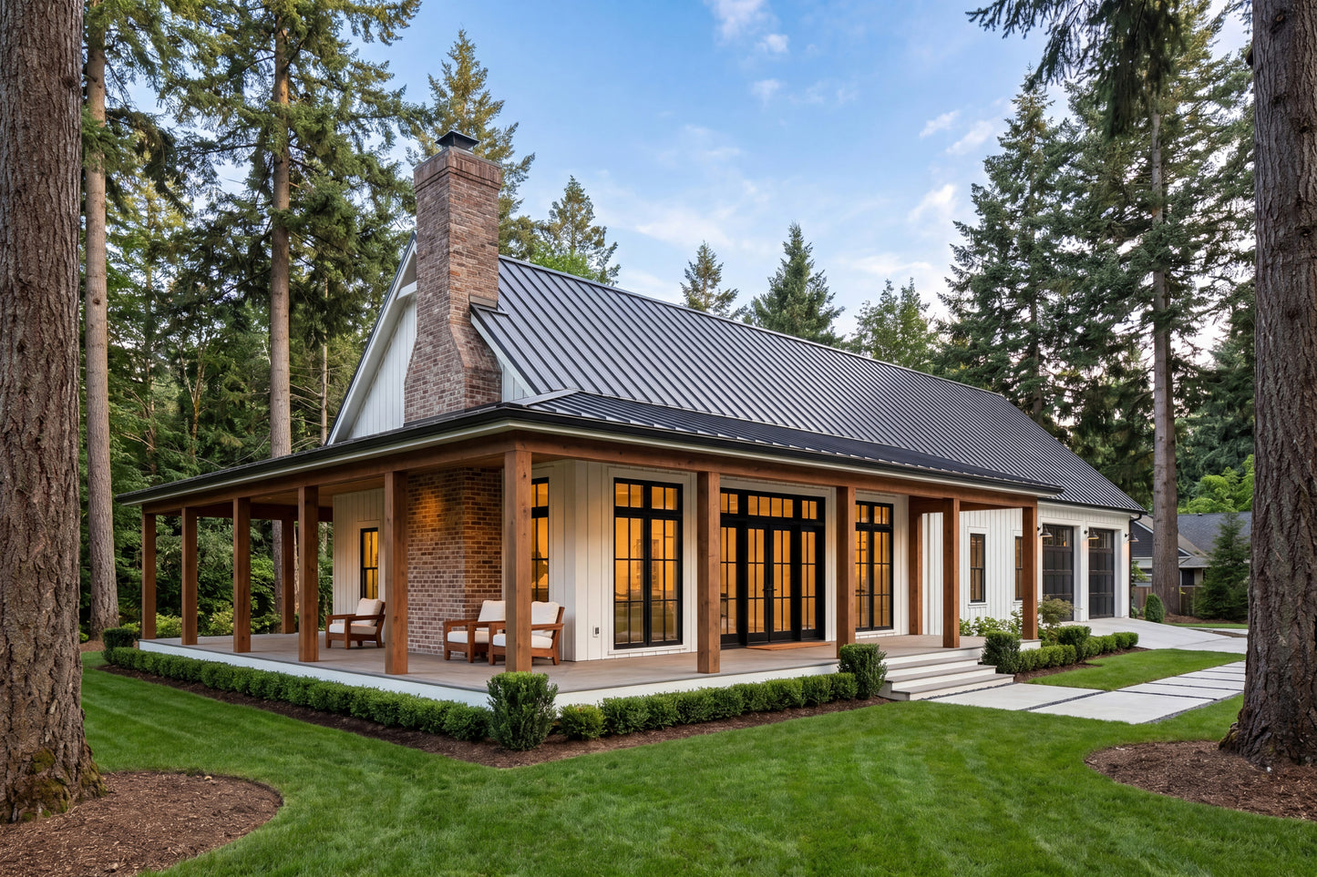 HPZ-26024 Abel Barndominium House Plan