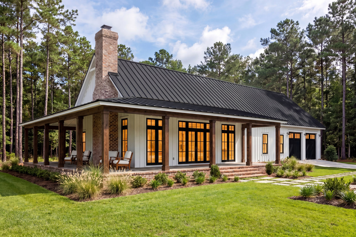 HPZ-26024 Abel Barndominium House Plan