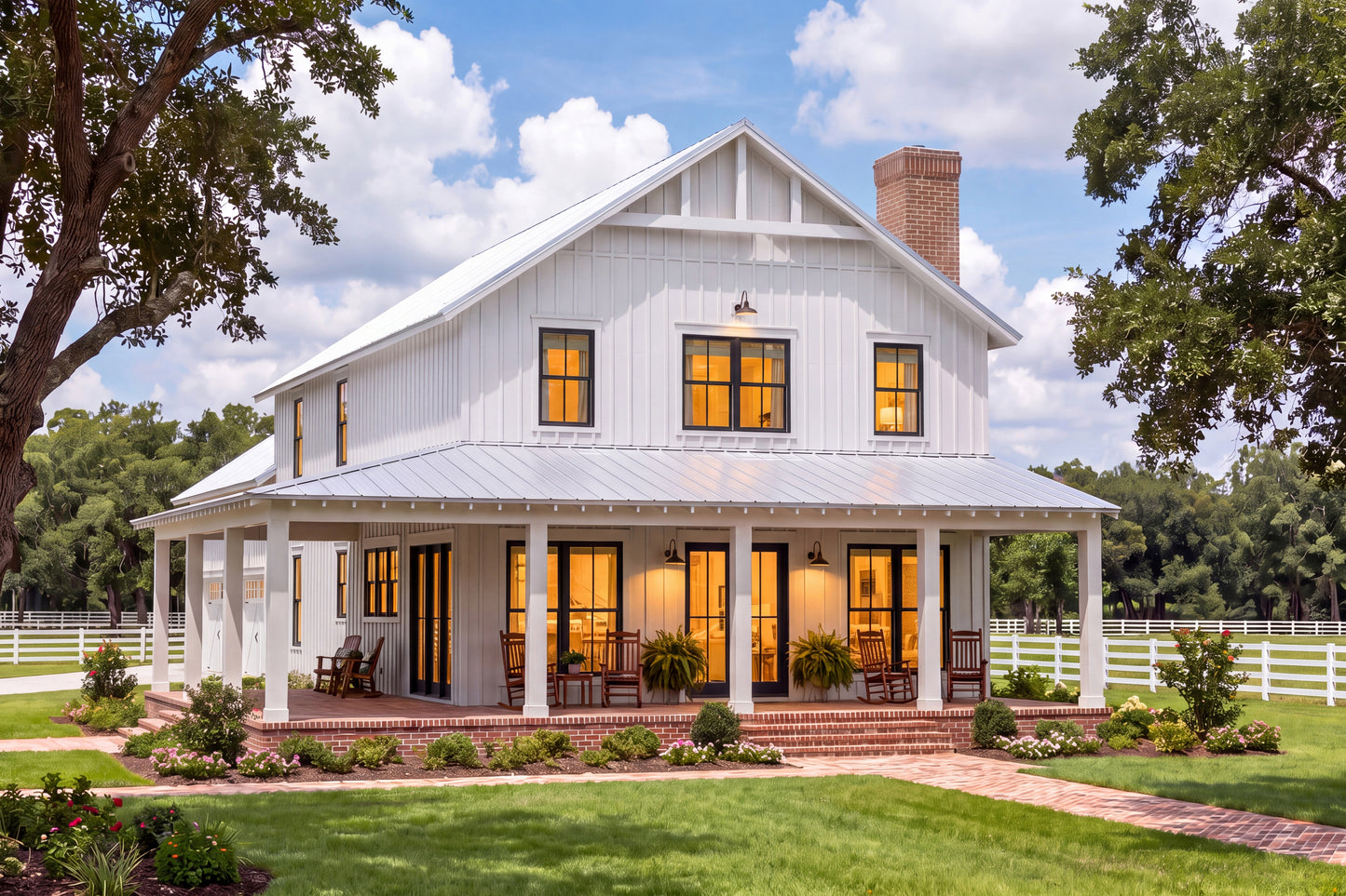 HPZ-26025 Karen Barndominium House Plan