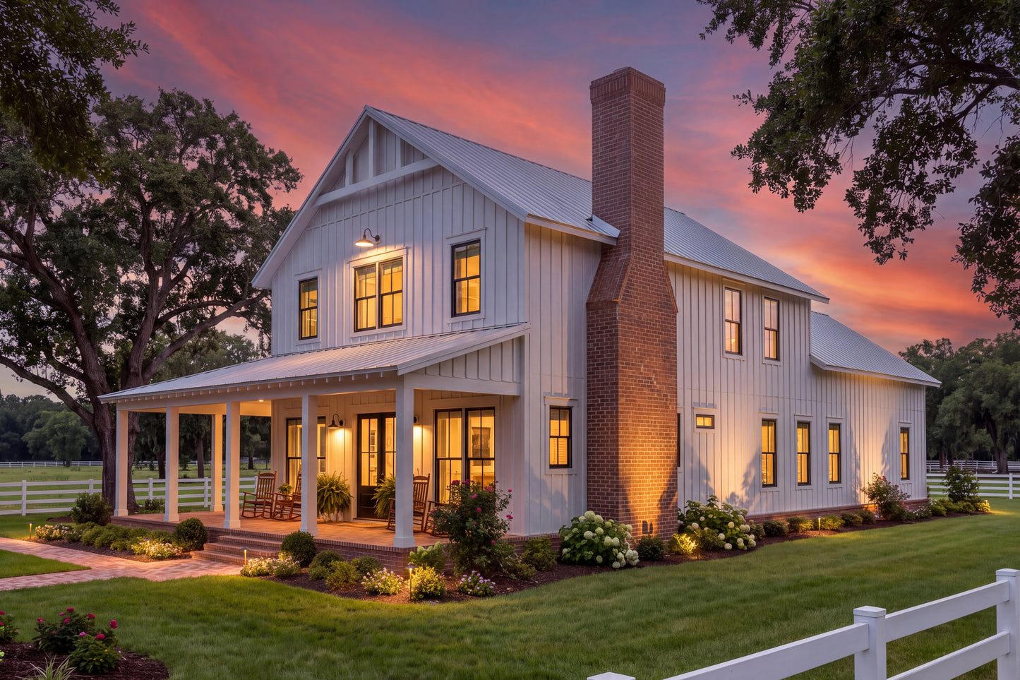 HPZ-26025 Karen Barndominium House Plan