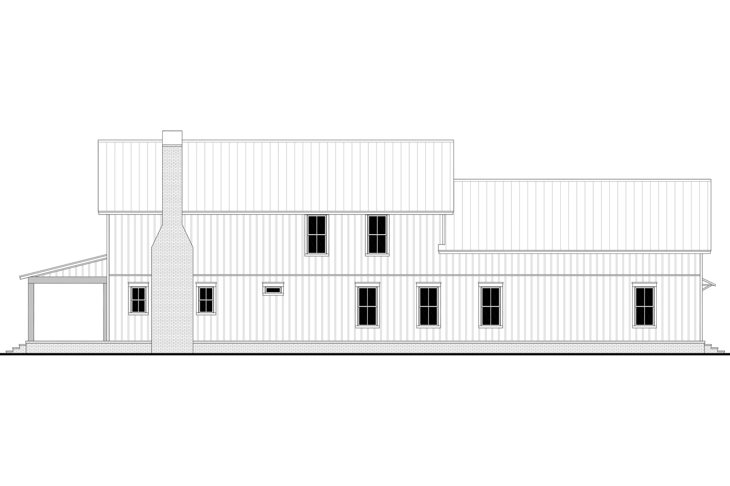 HPZ-26025 Karen Barndominium House Plan