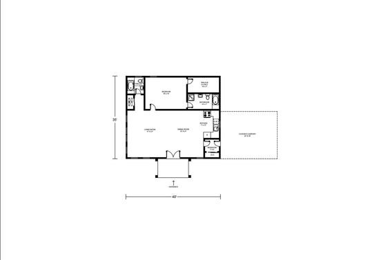BCO-40009 Barndominium House Plan
