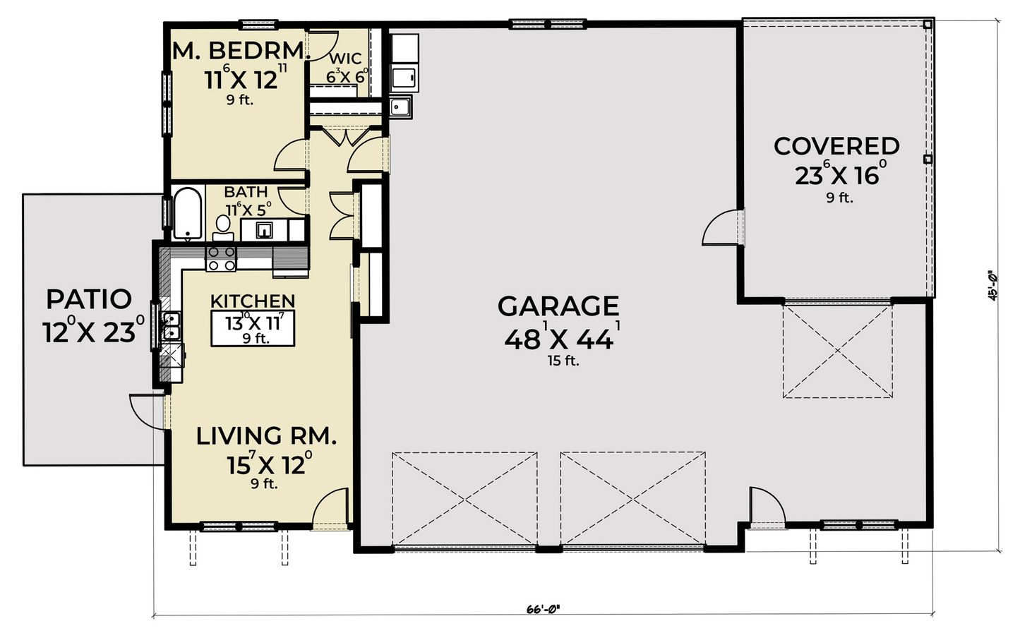 JRW-10001 Zach Barndominium House Plan