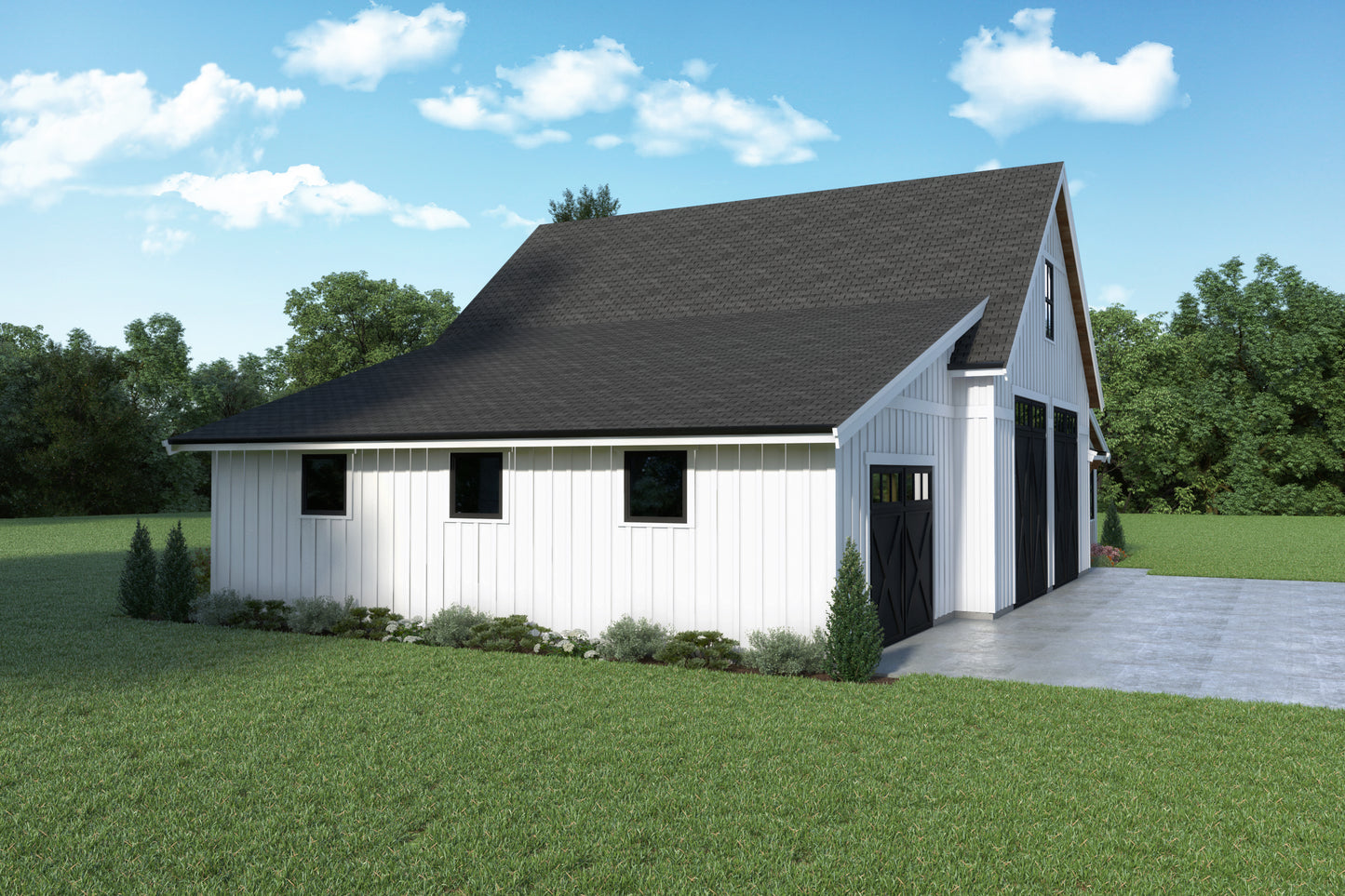 JRW-10003 Gilmore Barndominium House Plan