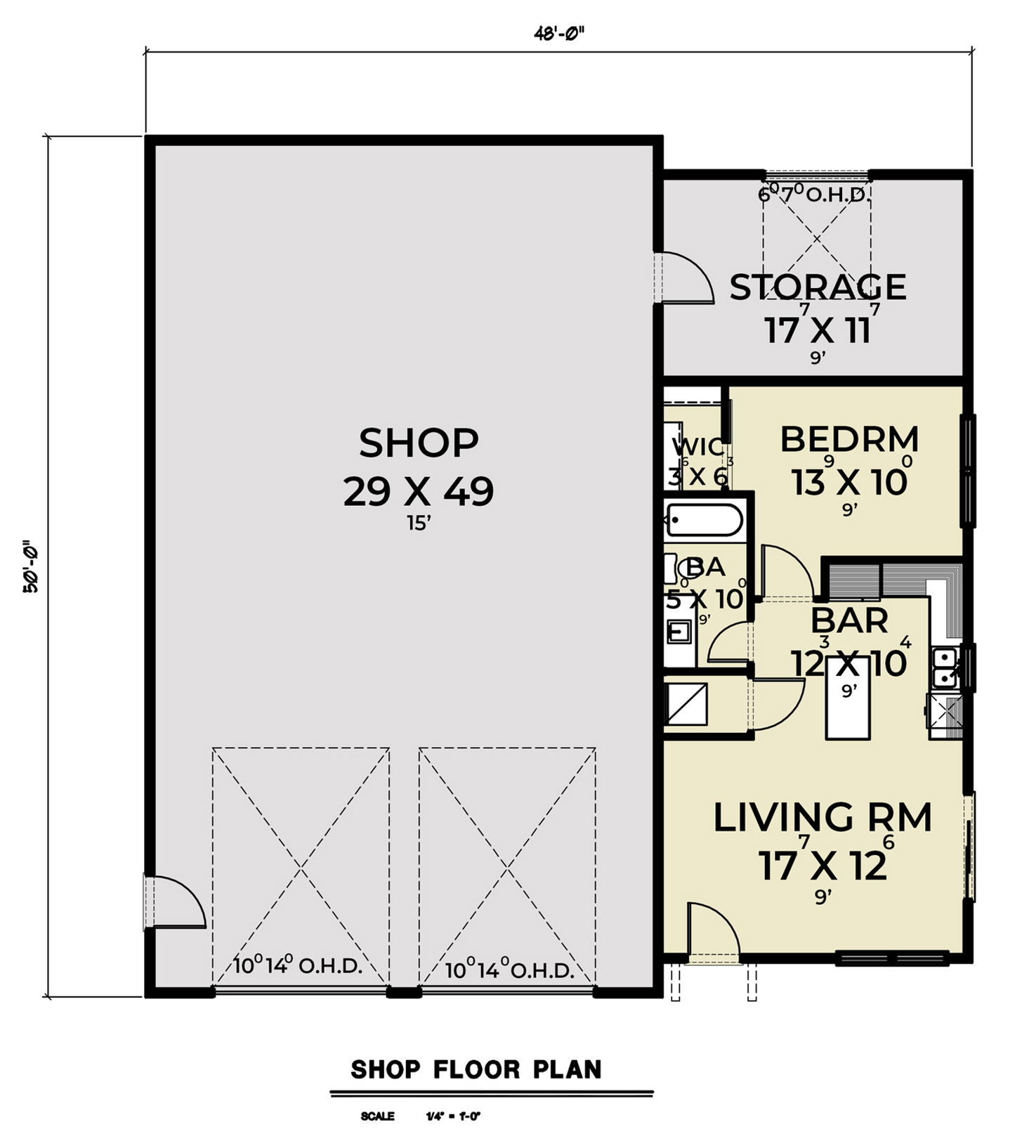 JRW-10005 Nelson Barndominium House Plan