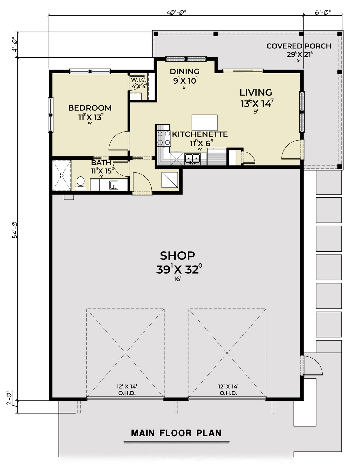JRW-10009 Chase Barndominium House Plan