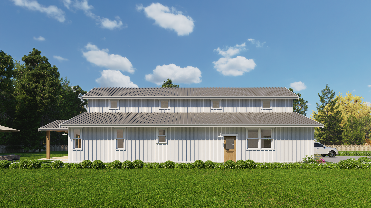 JRW-10010 Barbara Barndominium House Plan