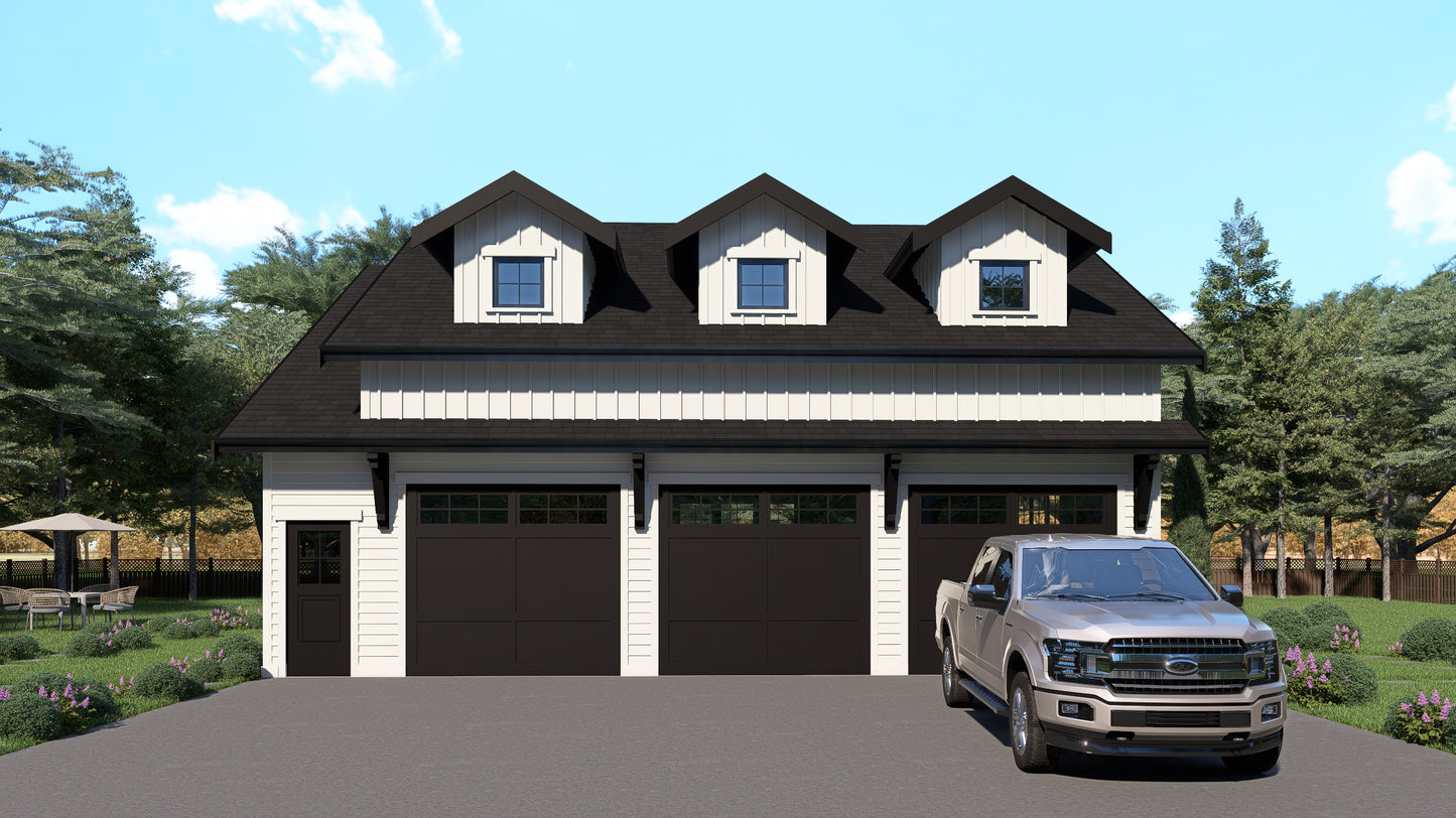 JRW-10013 Dale Barndominium House Plan