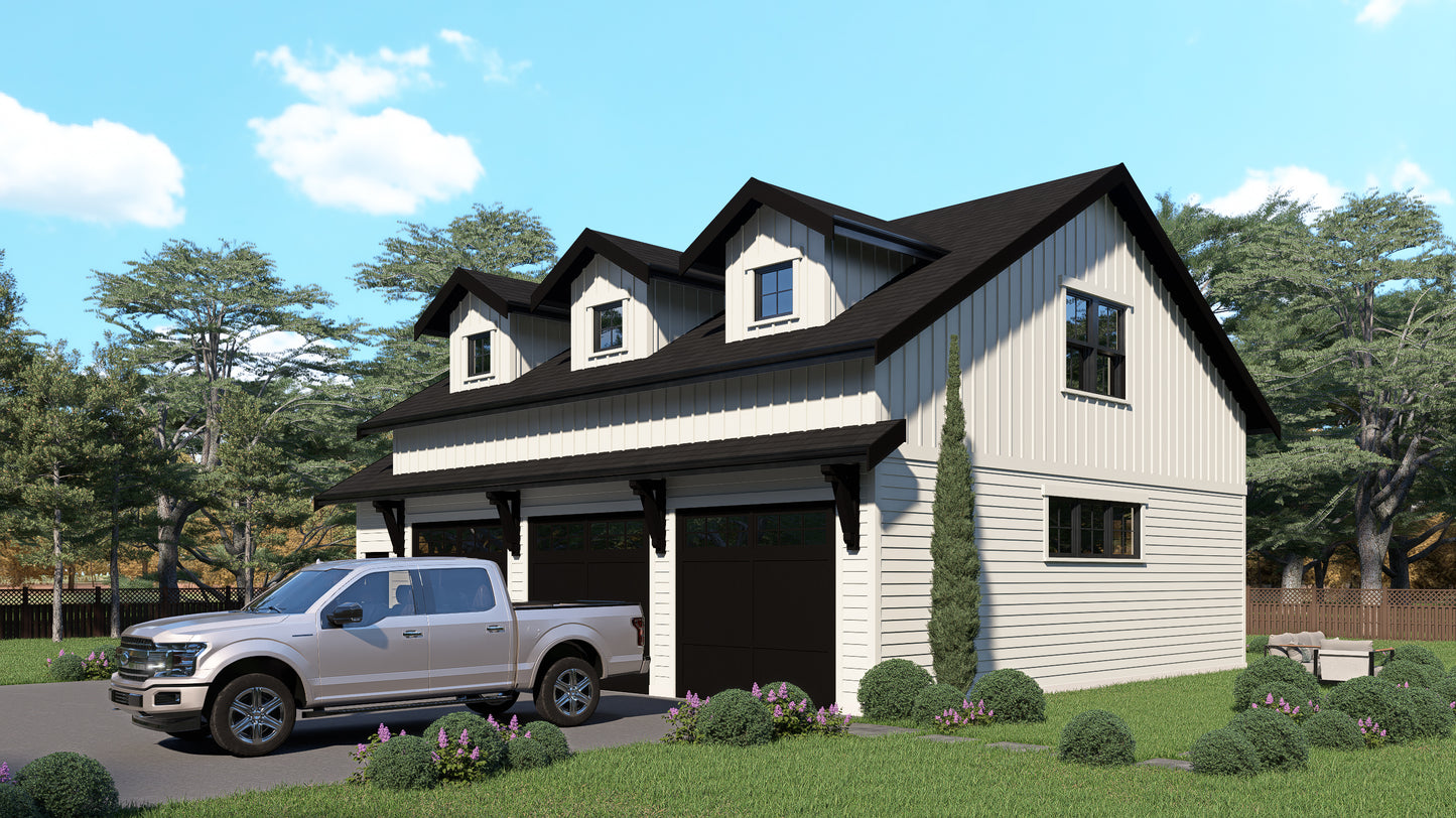 JRW-10013 Dale Barndominium House Plan