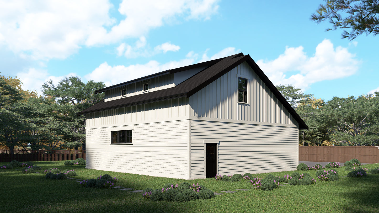 JRW-10013 Dale Barndominium House Plan