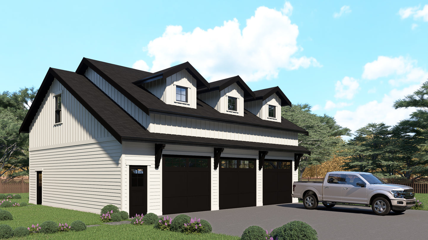 JRW-10013 Dale Barndominium House Plan