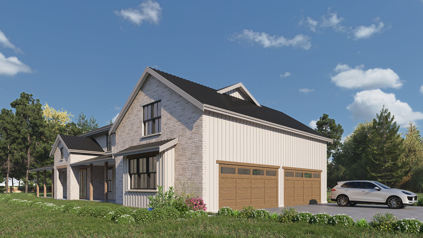 JRW-10014 Colleen Barndominium House Plan