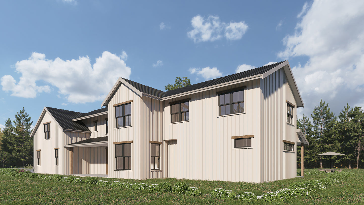 JRW-10014 Colleen Barndominium House Plan