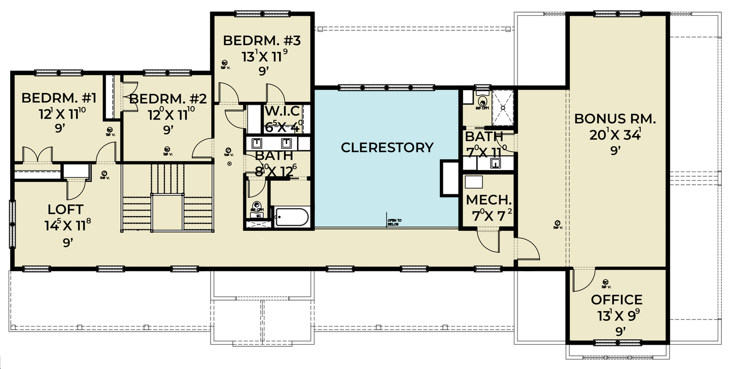 JRW-10014 Colleen Barndominium House Plan