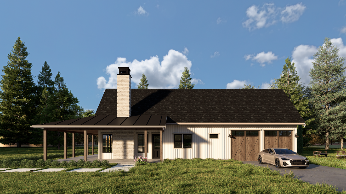 JRW-10016 Ella Barndominium House Plan