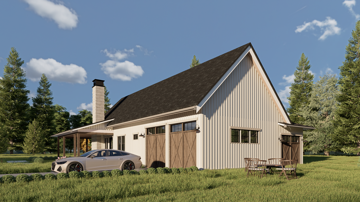 JRW-10016 Ella Barndominium House Plan