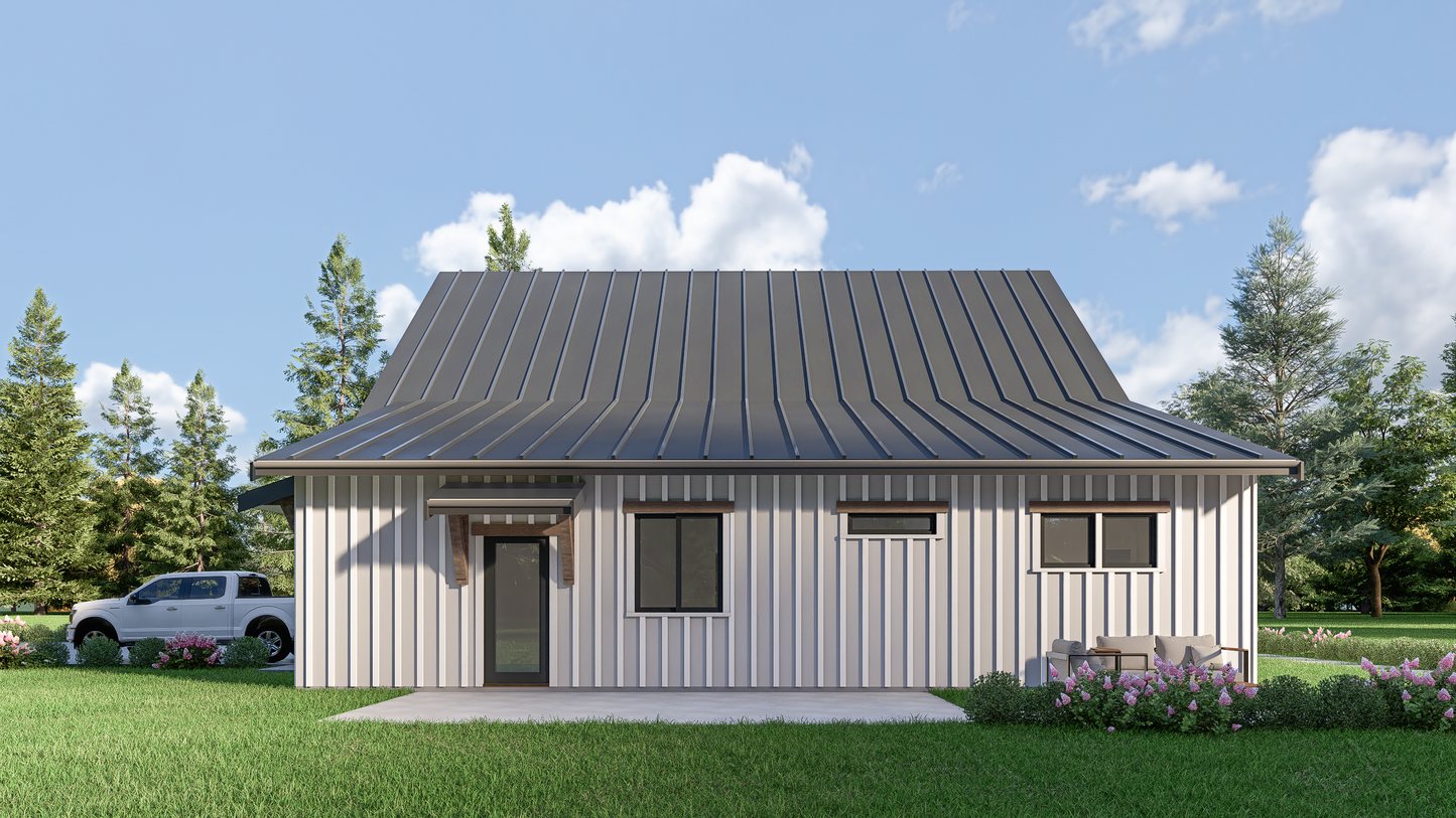 JRW-10018 Crista Barndominium House Plan