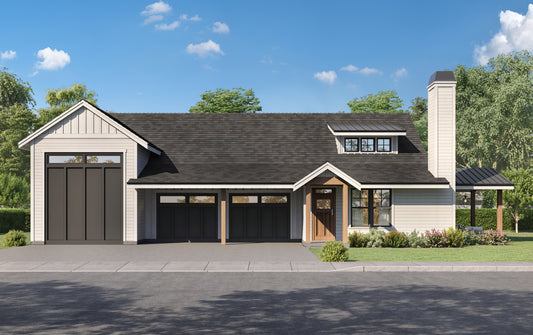JRW-10019 Elliot Barndominium House Plan