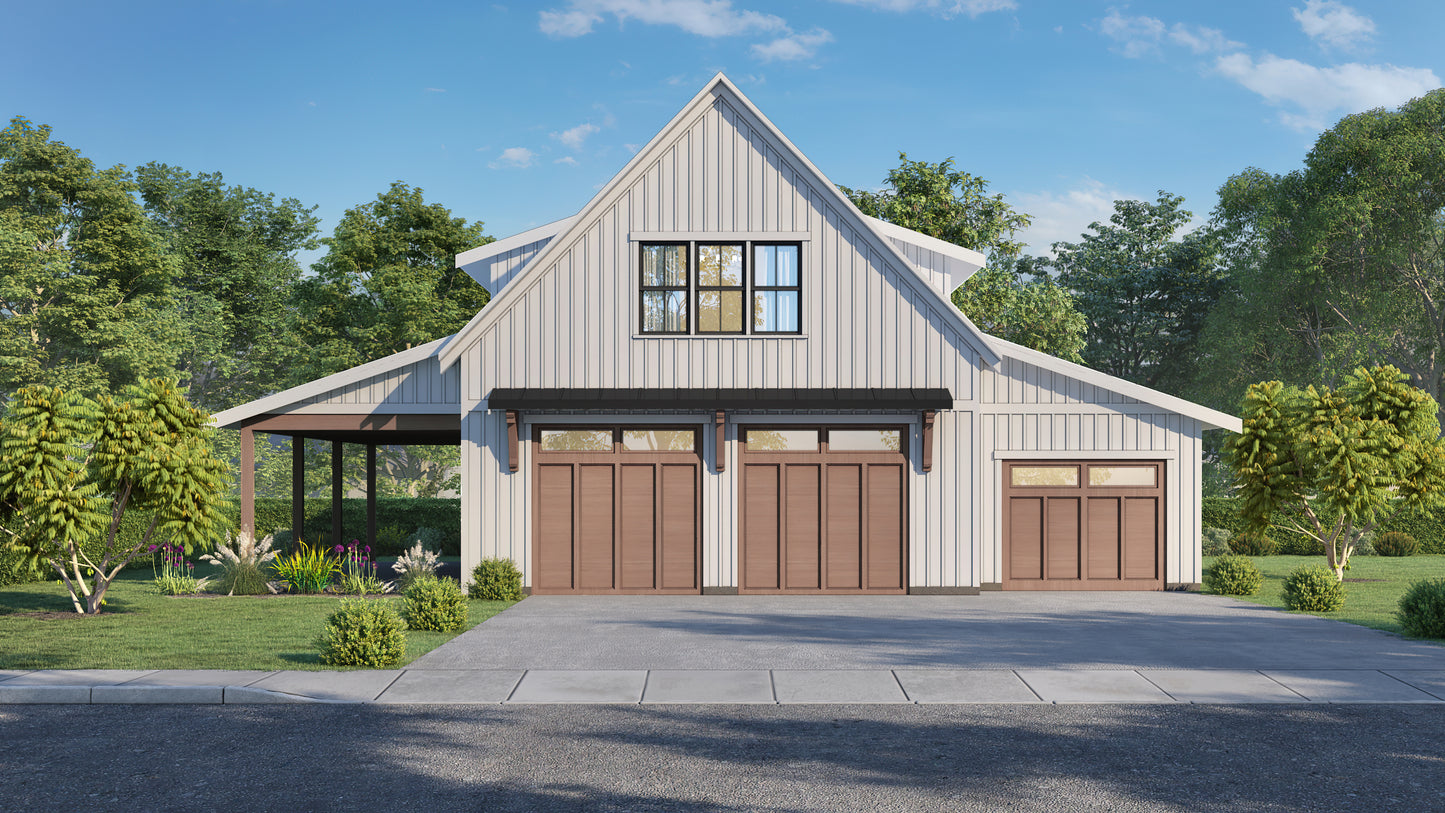 JRW-10020 Marilyn Barndominium House Plan