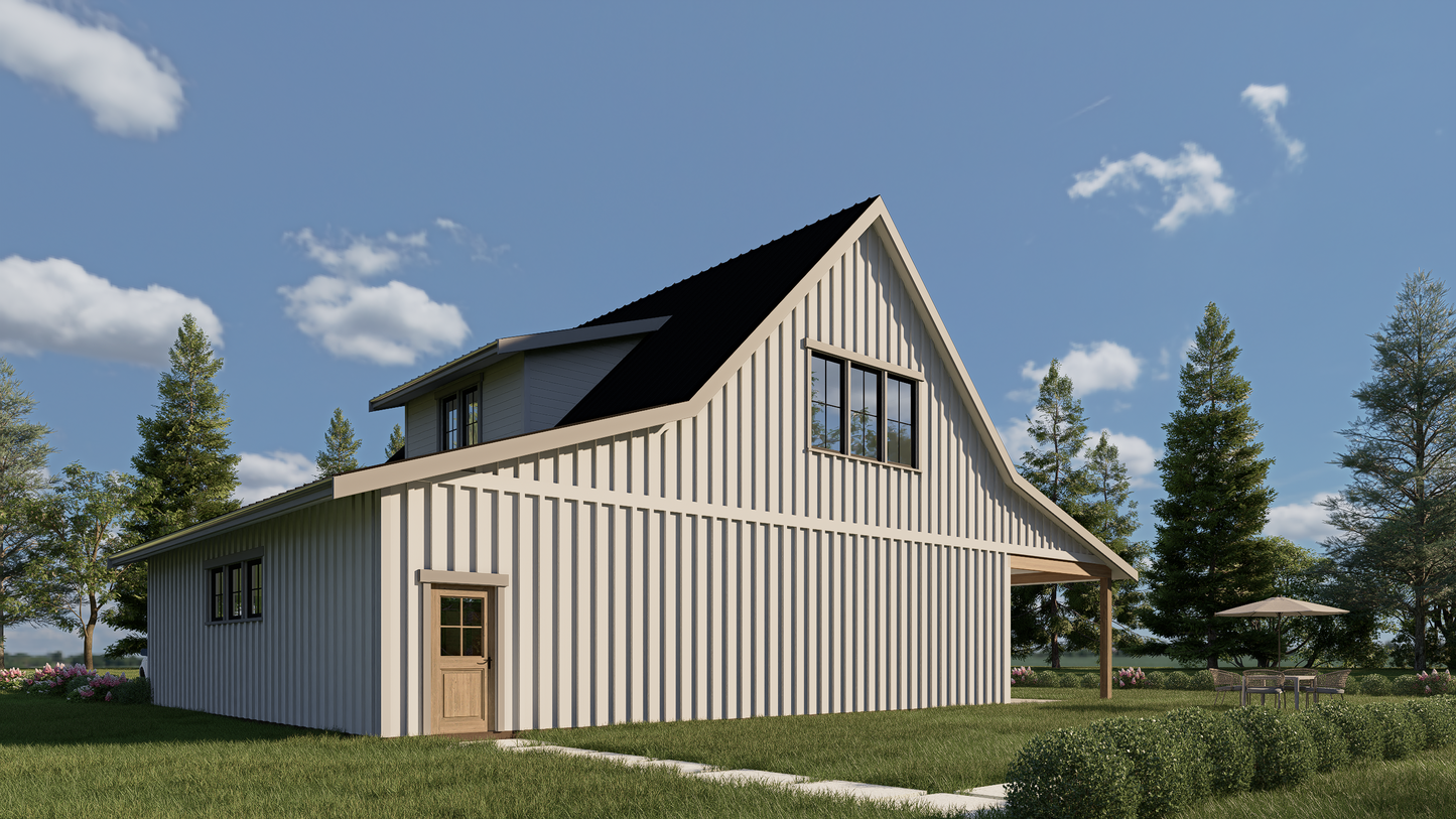 JRW-10020 Marilyn Barndominium House Plan