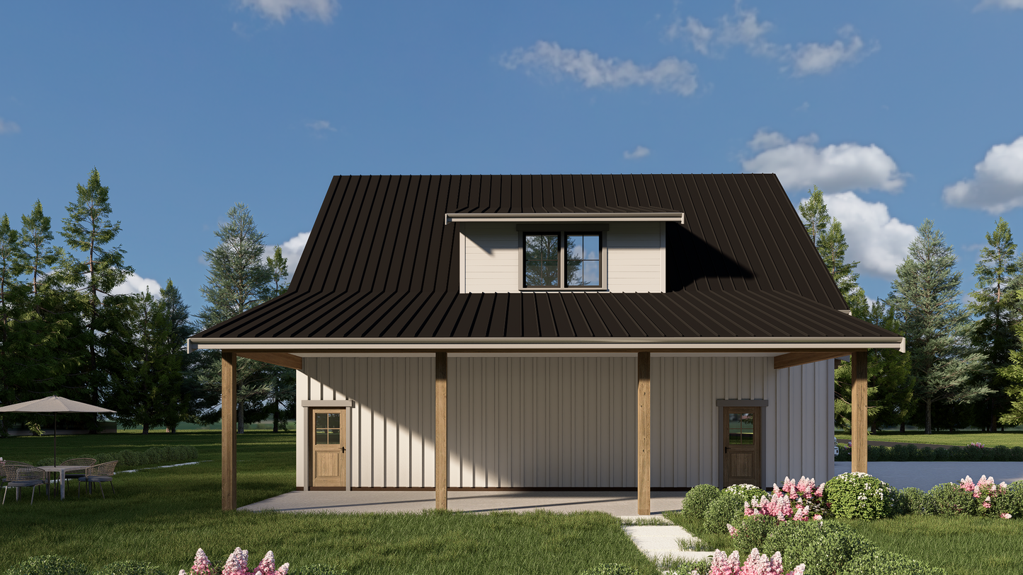 JRW-10020 Marilyn Barndominium House Plan